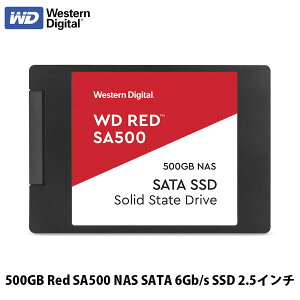 Western Digital 500GB Red SA500 NAS SATA 6Gb/s SSD 2.5C` # WDS500G1R0A EGX^fW^ (SSD)