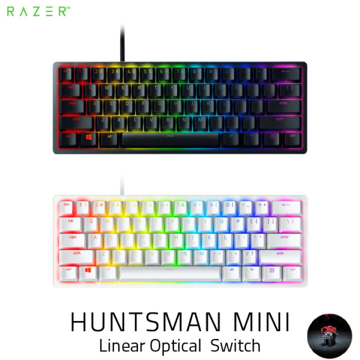 楽天市場】【国内正規品】 Razer Huntsman Mini 英語配列 静音リニア 