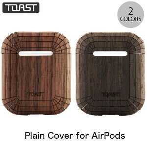�E�b�h�P�[�X �ؐ� �ؖ� TOAST AirPods Wireless Plain Wood �X�L���V�[�� �ؐ� �g�[�X�g (Apple �C���z���P�[�X) �V�R�� �ؖ� �ؖڒ� �E�b�h