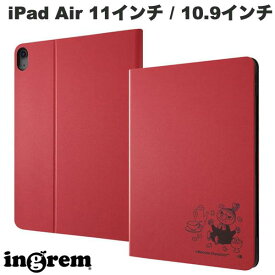 [ネコポス送料無料] ingrem 11インチ iPad Air M2 / 10.9インチ iPad Air 第5 / 4世代 ムーミン レザーケース リトルミイ # IJ-APA16LCR/MT016 イングレム (タブレットカバー・ケース)