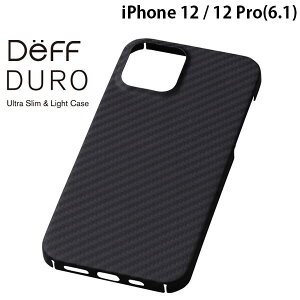 [lR|X] Deff iPhone 12 / 12 Pro Ultra Slim & Light Case DURO }bgubN # DCS-IPD20MKVMBK2 fB[t (X}zP[XEJo[) f[  y