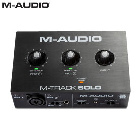 M-AUDIO M-TRACK Solo 2チャンネル USBオーディオインターフェース # MA-REC-021 エムオーディオ (オーディオインターフェイス)