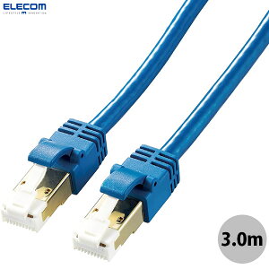 ELECOM �G���R�� LAN�P�[�u�� CAT7���� �ܐ܃��h�~ ���炩 3.0m �u���[���^���b�N # LD-TWSYT/BM3 �G���R�� (LAN�P�[�u��)