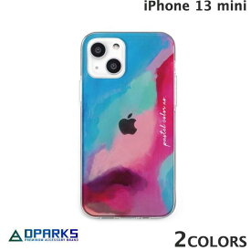 [ネコポス送料無料] Dparks iPhone 13 mini ソフトクリアケース Pastel color ディーパークス (スマホケース・カバー)