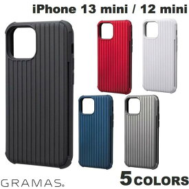 [ネコポス送料無料] 【在庫処分特価】 GRAMAS COLORS iPhone 13 mini / 12 mini Rib-Slide Hybrid Shel Case グラマス (スマホケース・カバー)