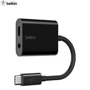 BELKIN iPad Pro Ή USB Type-C to 3.5mm Audio + Charge I[fBI + [d A_v^ PD / QCΉ # NPA004btBK xL (ϊEؑ) `[W }[d fW^Ro[^[