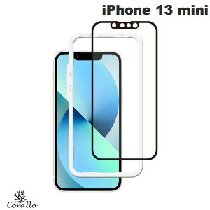 �y�݌Ɍ���z Corallo iPhone 13 mini AG EDGE GLASS �A���`�O���A�^�C�v Black 0.3mm # GB_IMSSPSEAE_BK �R���[�� (�X�}�z�p�t���ی�K���X�t�B����)