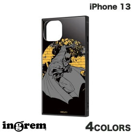 [ネコポス送料無料] ingrem iPhone 13 バットマン 耐衝撃ハイブリッドケース KAKU イングレム (スマホケース・カバー)