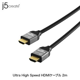 [ネコポス発送] j5 create Ultra HIGHSPEED 8K60/4K120Hz UHD HDMI 2.1 Cable 2m # JDC53 ジェイファイブクリエイト