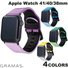 [ネコポス送料無料] 【在庫処分特価】 GRAMAS x B& Apple Watch 41 / 40 / 38mm at Once Genuine Leather Watchband グラマス (アップルウォッチ ベルト バンド) レザー レディース