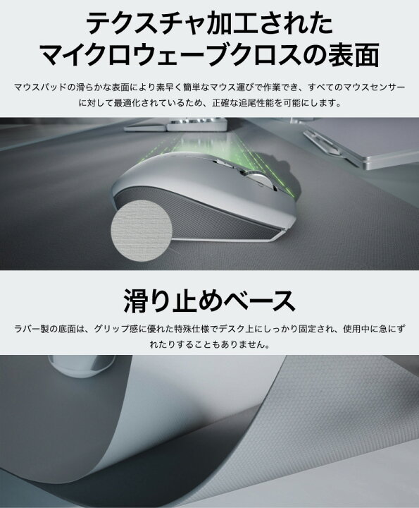 お年玉セール特価】 Razer Pro Glide マウスパッド 高密度ラバーフォーム ソフトタイプ テクスチャ加工 日本正規代理店保証品  RZ02-03331500-R3M1 glm.co.il