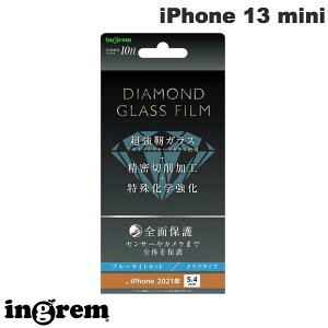 ingrem iPhone 13 mini _ChKXtB 10H Sʕی u[CgJbg /ubN 0.4mm # IN-P30F/DMGB CO (X}zptیKXtB)