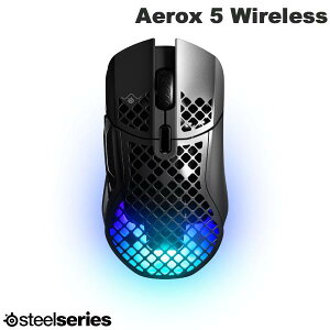 SteelSeries Aerox 5 Wireless L / 2.4GHz / Bluetooth 5.0 Ή y CX 9{^ Q[~O}EX # 62406J XeB[V[Y (}EX)