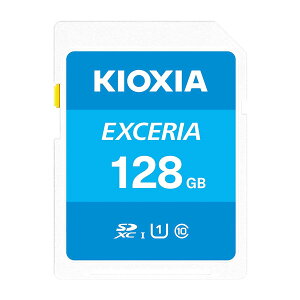 KIOXIA 128GB EXCERIA UHS-I Class10 U1 SDXC J[h COpbP[W # LNEX1L128GG4 LINVA (SDHC [J[h)