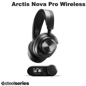 ySS1000~OFFN[|Ώہz SteelSeries Arctis Nova Pro Wireless nC]Ή L / 2.4GHz / Bluetooth 5.0 CX Q[~Owbhz # 61520J XeB[V[Y (wbhZbg RFCX) A