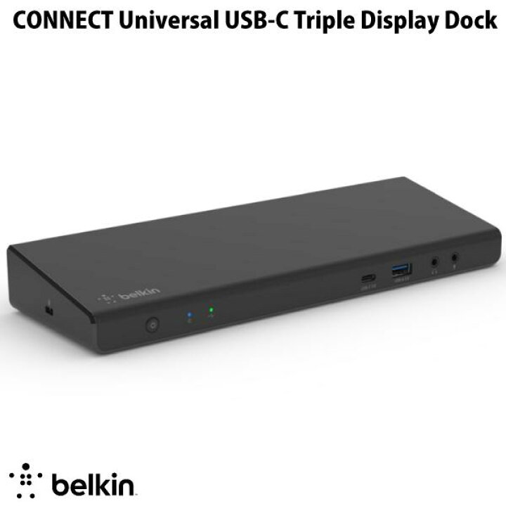 楽天市場】BELKIN CONNECT Universal USB-C Triple Display Dock 最大 
