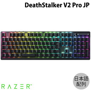 yKiz Razer DeathStalker V2 Pro JP {z L / Bluetooth 5.0 / 2.4GHz CX Ή ÉjAIveBJXCb` ^Q[~OL[{[h Linear Optical Switch [U[ rss25