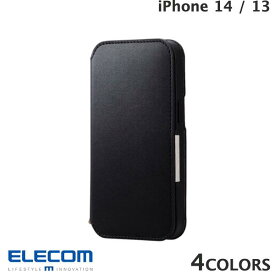 [ネコポス送料無料] ELECOM エレコム iPhone 14 / 13 ソフトレザーケース 磁石付 NEUTZ (スマホケース・カバー)