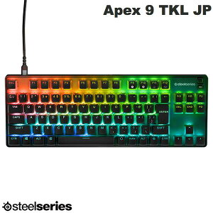 mԌZ[`12/1܂Łn SteelSeries Apex 9 TKL JP {z 88L[ L eL[X JjJQ[~OL[{[h OptiPointXCb` # 64852J XeB[V[Y (L[{[h) JISz s_sbf