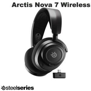 y}\500~OFFN[|Ώہz SteelSeries Arctis Nova 7 Wireless L / 2.4GHz / Bluetooth 5.0 Ή Q[~Owbhz # 61553J XeB[V[Y ( wbhz)