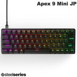SteelSeries Apex 9 Mini JP {z 65L[ L eL[X JjJQ[~OL[{[h OptiPointXCb` # 64830J XeB[V[Y (L[{[h) G[ybNX JISz