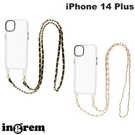 ingrem iPhone 14 Plus ハイブリッドケース ショルダーストラップ付 イングレム (スマホケース・カバー) ショルダーストラップ対応