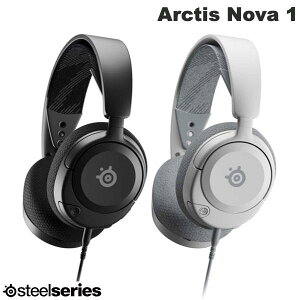 SteelSeries Arctis Nova 1 �L�� �Q�[�~���O�w�b�h�z�� �X�e�B�[���V���[�Y (�w�b�h�z��) �A�[�N�e�B�X�m�o