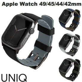 [ネコポス送料無料] UNIQ Apple Watch 49 / 45 / 44 / 42mm LINUS AIROSOFT SILICONE STRAP ユニーク (アップルウォッチ ベルト バンド) エアソフト シリコン メンズ