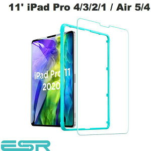 ESR 11C` iPad Pro M2 4/ M1 3 / 2 / 1 / iPad Air 5 / 4 Premium Clear 9H KX tیtB # ES19037 C[GXA[ (^ubgptیKXtB)