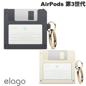 elago AirPods 第3世代 FLOPPY DISK CASE シリコンケース エラゴ (AirPods ケース)
