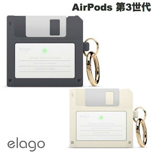 elago AirPods ��3���� FLOPPY DISK CASE �V���R���P�[�X �G���S (Apple �C���z���P�[�X)