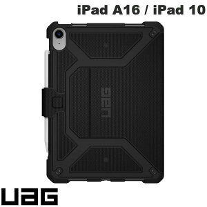 UAG iPad A16 (11����) / 10.9�C���` iPad 10 METROPOLIS (���g���|���X) �ϏՌ��P�[�X �u���b�N # UAG-IPD10F-BK ���[�G�[�W�[ (�^�u���b�g�J�o�[�E�P�[�X)