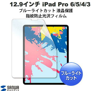 SANWA 12.9C` iPad Pro M2 6 / M1 5 / 4 / 3 u[CgJbg tی wh~  tB # LCD-IPAD11BC TTvC (^ubgptیtB)