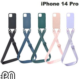 [ネコポス送料無料] PHONECKLACE iPhone 14 Pro バンドネックストラップ付きシリコンケース フォンネックレス (スマホケース・カバー) ショルダーストラップ対応