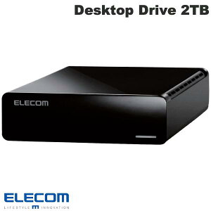 ELECOM GR 2TB Desktop Drive USB 3.2 (Gen1) TVOtn[hfBXN Black # ELD-HTV020UBK GR (n[hfBXN)
