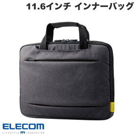 ELECOM エレコム パソコンケース ハンドル付 2WAY ポケット付 撥水加工 11.6インチ ブラック # BM-IBCH11NBK エレコム (ノートPCスリーブケース)