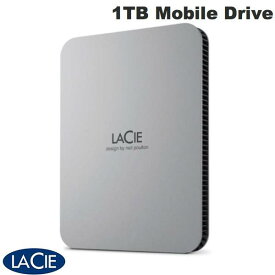 Lacie 1TB Mobile Drive USB3.2 (Gen1) USB-C対応 ポータブル ハードディスク 2022 ムーン・シルバー # STLP1000400 ラシー (外付けHDD)