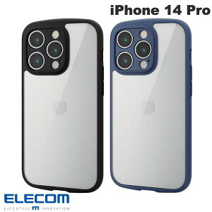 y݌ɌzELECOM GR iPhone 14 Pro nCubhP[X TOUGH SLIM LITE t[J[ wʃNA Ɍی (X}zP[XEJo[)