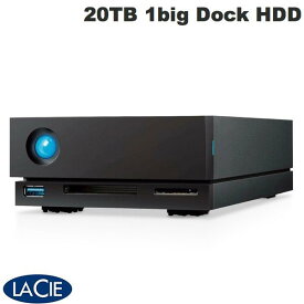 Lacie 20TB 1big Dock HDD Thunderbolt 3対応 外付けハードディスク # STHS20000800 ラシー (外付けHDD)