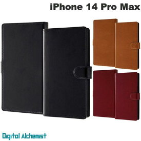 [ネコポス送料無料] Digital Alchemist iPhone 14 Pro Max 耐衝撃 徹底保護 手帳型レザーケース Squl デジタルアルキミスト (スマホケース・カバー)