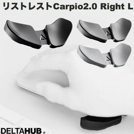 【あす楽】 ［楽天ランキング1位獲得］ DELTAHUB リストレスト Carpio 2.0 Right L デルタハブ (リストレスト) 右利き用 右手用 Lサイズ 大きい 関節炎