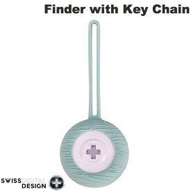 Swissdigital Design Finder with Key Chain Apple Find My対応 探し物トラッカー シリコンケースセット # SD9507F-RT スイスデジタルデザイン