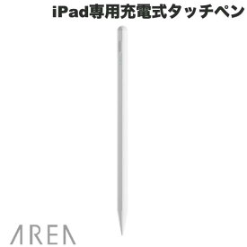 [ネコポス送料無料] AREA iPad専用 充電式 アクティブ タッチペン 極細 ペン先1.5mm ホワイト # MS-APTP01 エアリア (タッチペン) ペアリング不要