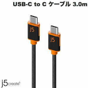 [lR|X] j5 create USB-C to C [d ʐMP[u 60W PDΉ 3.0m # JUCX24L30 WFCt@CuNGCg (USB C - USB C P[u) iPhone