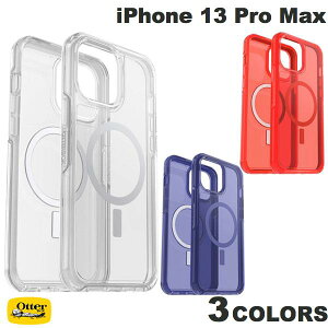 OtterBox iPhone 13 Pro Max SYMMETRY PLUS (�V�����g���[ �v���X) �N���A�P�[�X �ϏՌ� �R�� MagSafe�Ή� �I�b�^�[�{�b�N�X (�X�}�z�P�[�X�E�J�o�[) CS