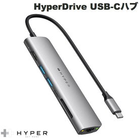 【あす楽】 HYPER++ HyperDrive USB Type-C 7-in-1 SLAB Hub PD対応 # HP-HD22HGR ハイパー (USB Type-C アダプタ)