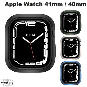 y}\500~OFFN[|Ώہz MagEasy Apple Watch 41mm Series 9 / 8 / 7 / 40mm SE 2 / SE / 6 / 5 / 4 Odyssey (matte) A~xTPUnCubhP[X }OC[W[ (AbvEHb`P[X Jo[)
