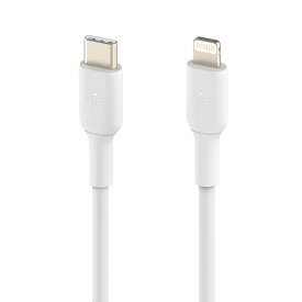 【あす楽】 BELKIN BoostCharge USB-C to Lightning MFi認証 PVCケーブル 2m PD対応 ホワイト # CAA003bt2MWH ベルキン (USB Type-Cケーブル) iPhone
