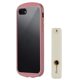 [ネコポス送料無料] LEPLUS NEXT iPhone SE 第3世代 / SE 第2世代 / 8 耐衝撃・薄型・背面クリアケース Duality スマホベルト付属 ダスティピンク # LN-ISS22PLDPK ルプラス (スマホケース・カバー)