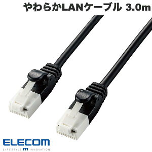 [lR|X] ELECOM GR 炩LANP[u CAT6A ܐ܂h~ 3.0m ubN # LD-GPAYT/BK30 GR (P[u)